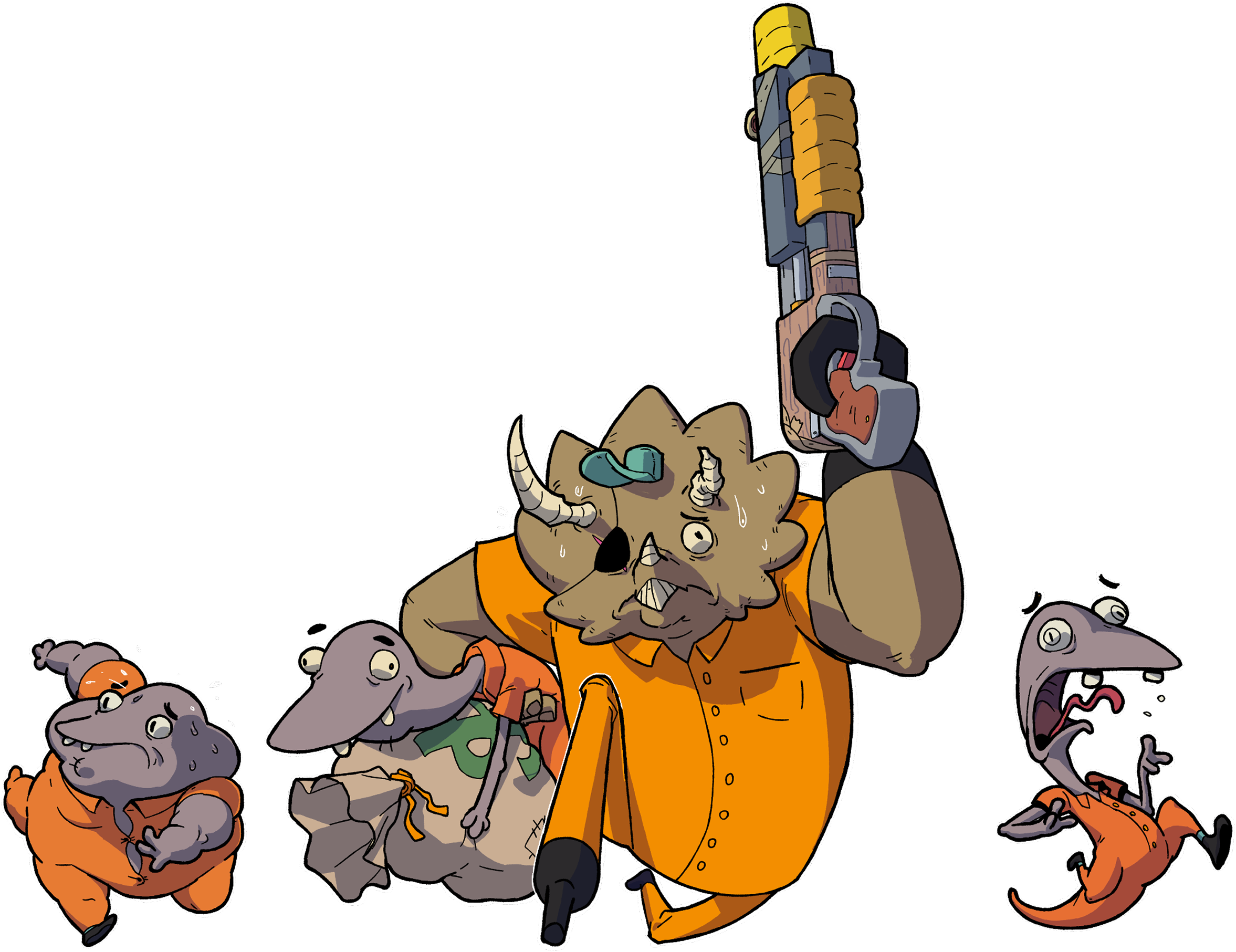 TTT running from danger